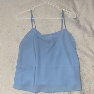 NWT Topshop blue tank size 2
